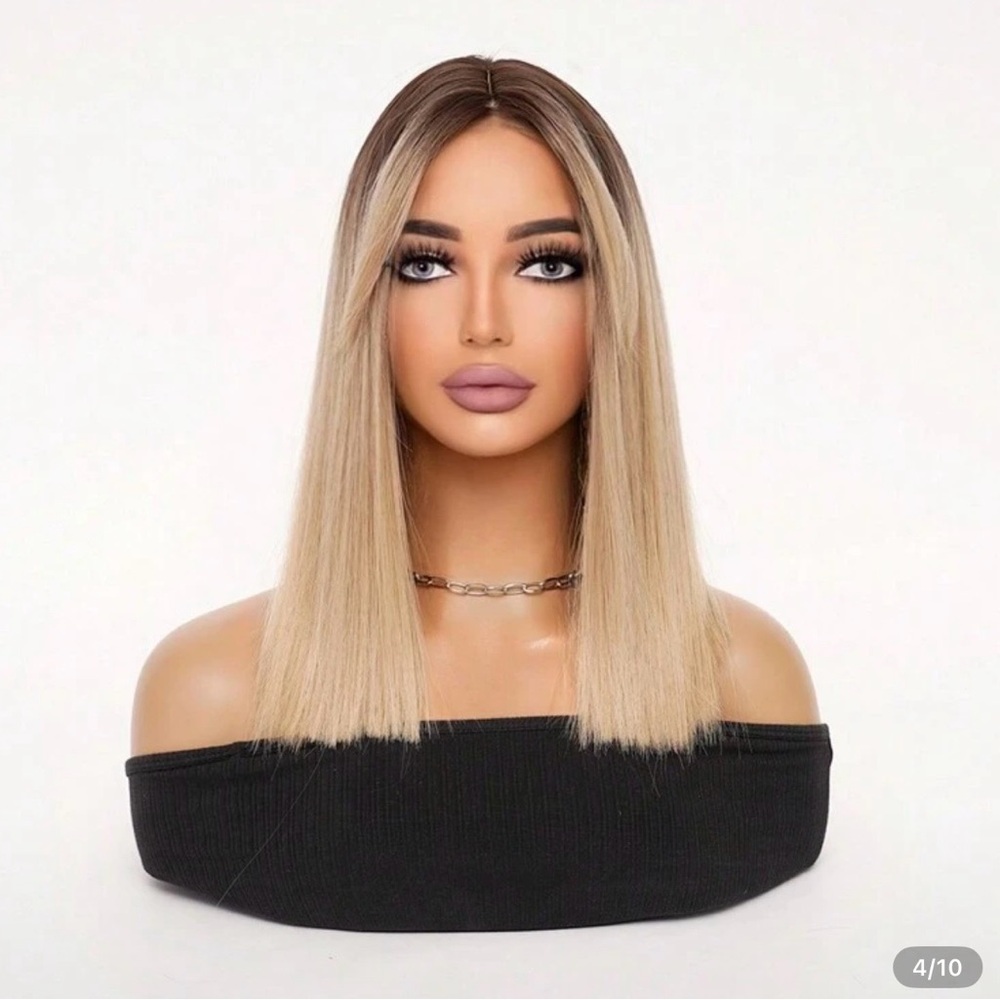 Elegant Ombre Blonde Wig